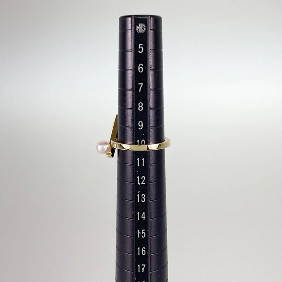 TASAKI Balance cross Yellow gold Pearl Ring - Picture 15 of 16